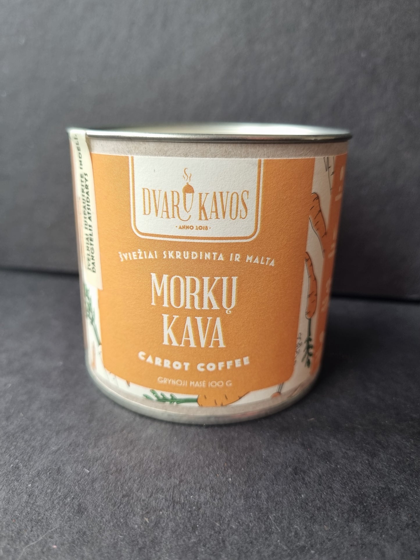 Morkų kava be kofeino